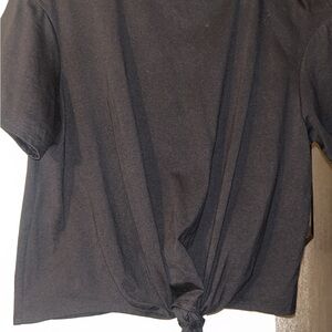 Black Knot-Front Women's Top